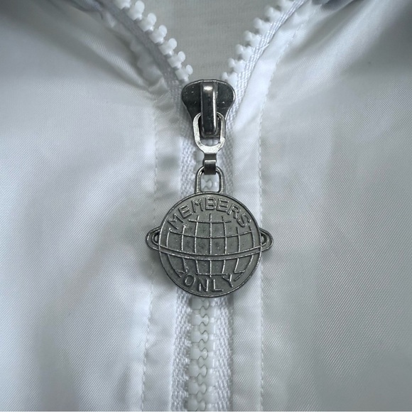 Vintage Members Only Colorblock Geometric Windbreaker Jacket Size Large - Picture 7 of 11